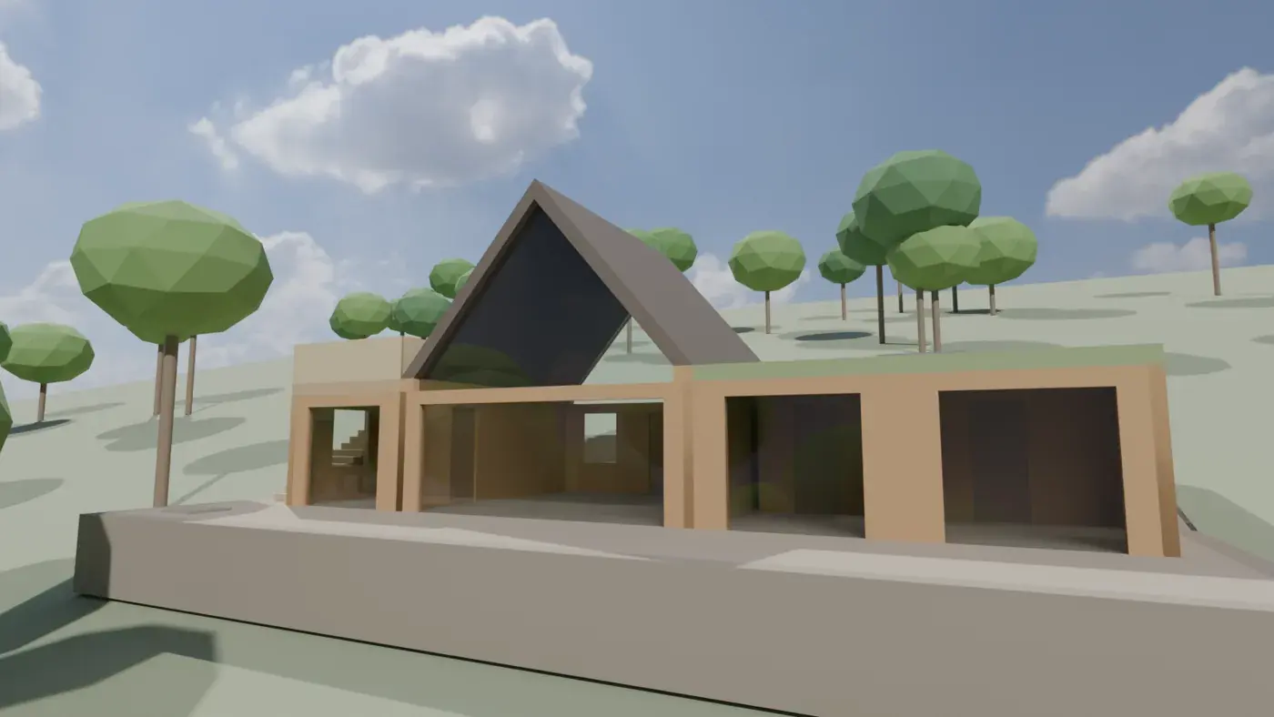 Three-bedroom cabin — 3 bedrooms